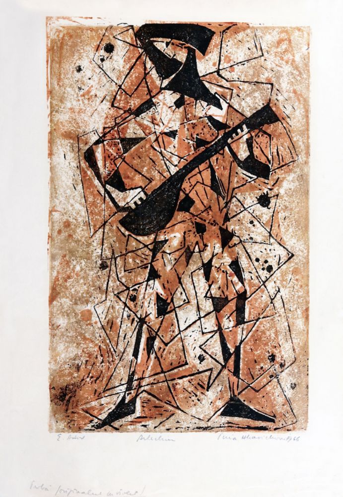 Puia Hortensia Masichievici, Arlechin, E.A., 1966, 51x35 cm
