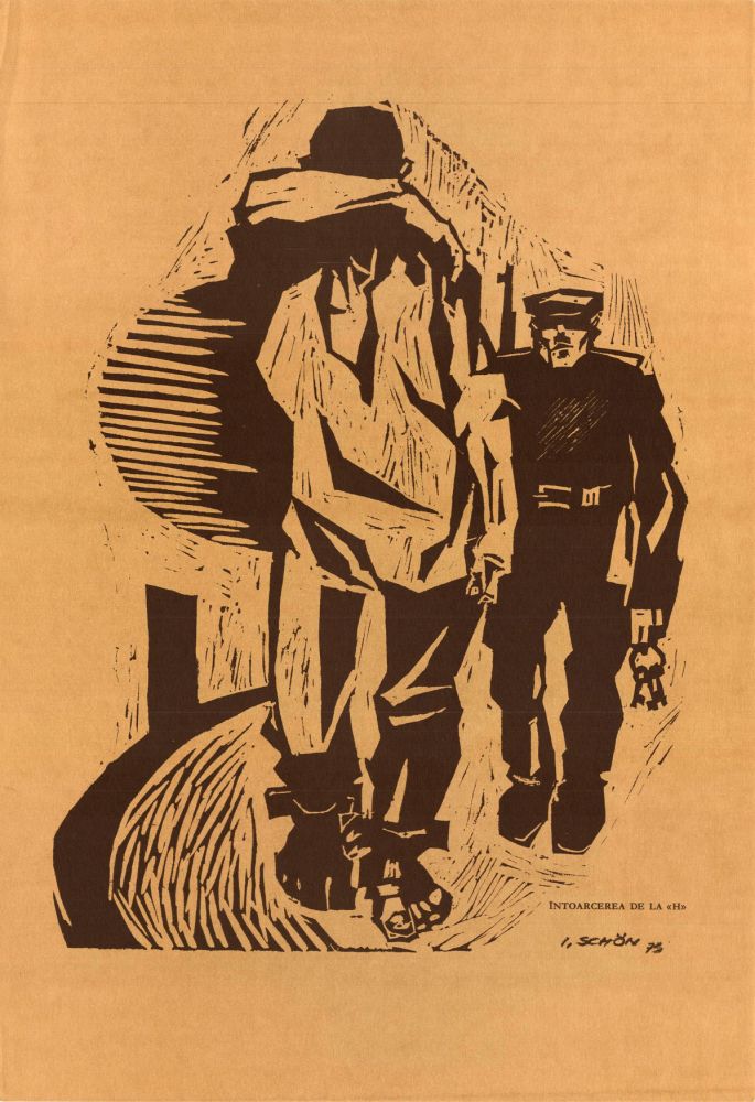 Ilie Schon, Return from ”H”, 1973, limited propaganda edition, 48x33 cm