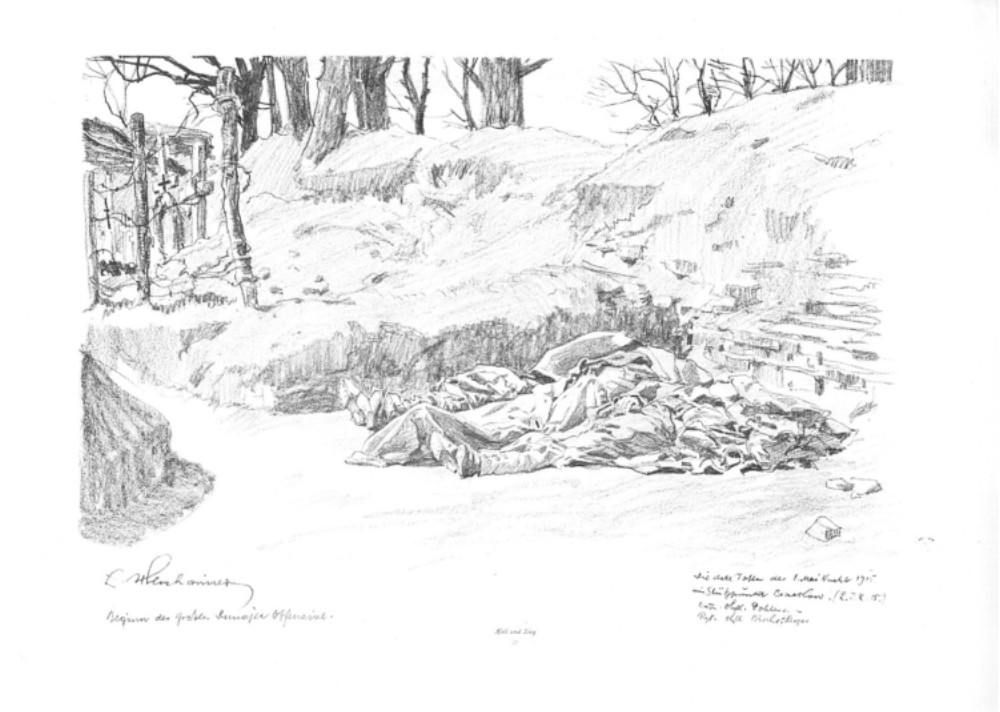 Nr.21 Beginn der Dunajec-Offensive. Die 3 Toten der 1.Mainacht 1915