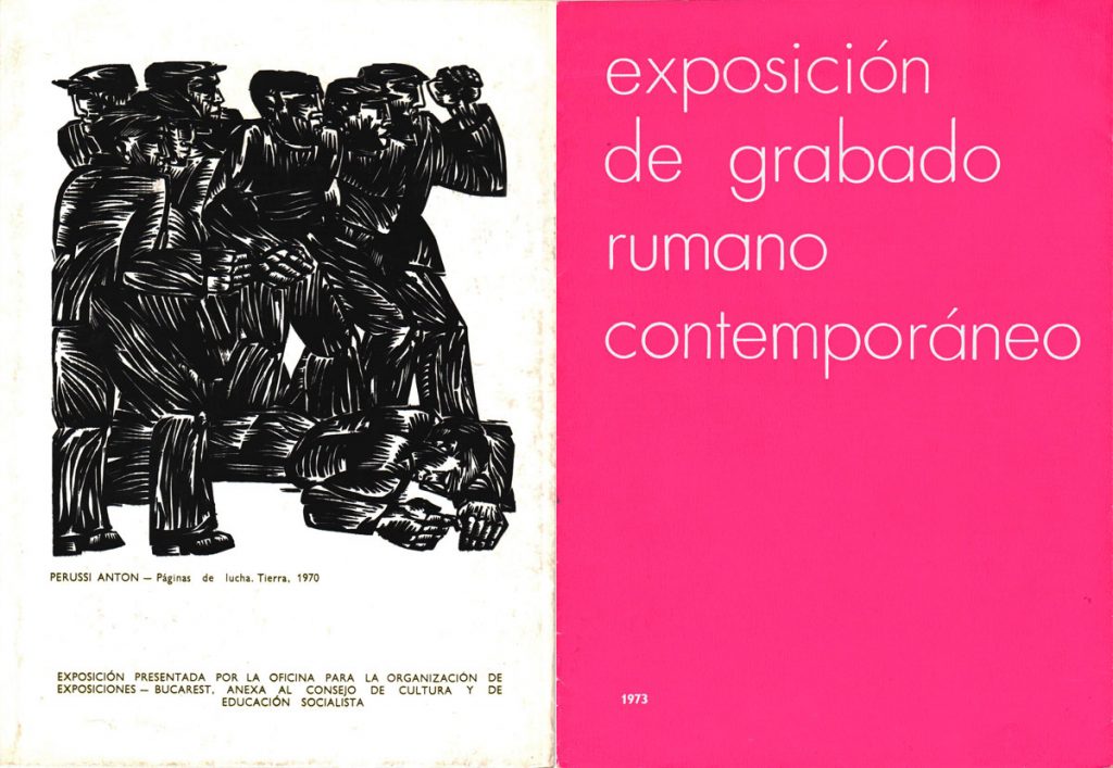 Exposicion de grabado rumano contemporaneo, 1973