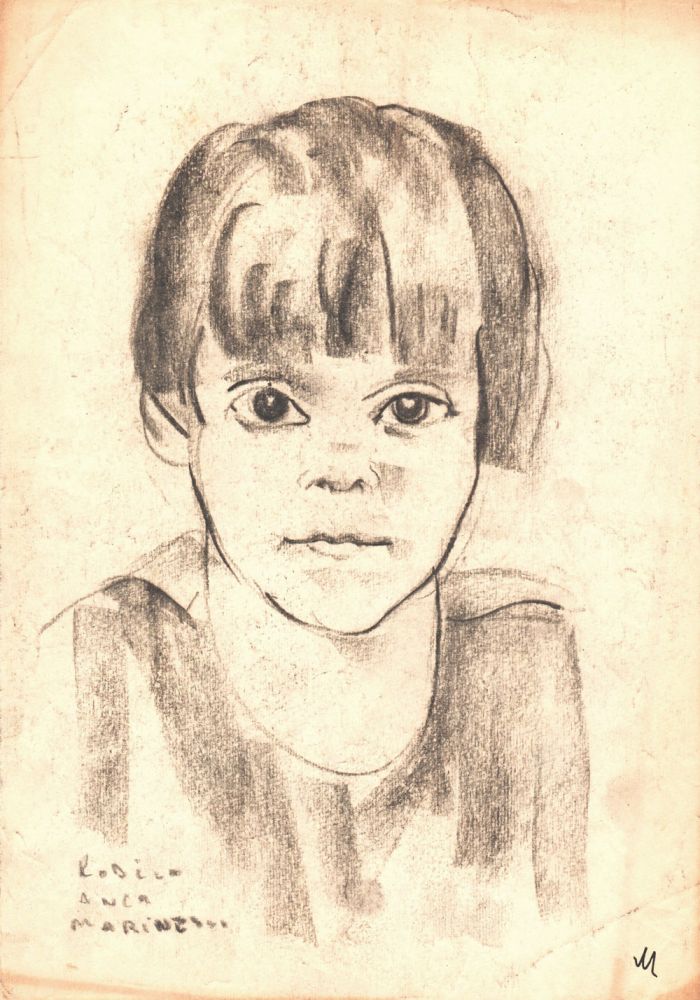 Rodica Anca Marinescu, Portret de copil, 30x21 cm