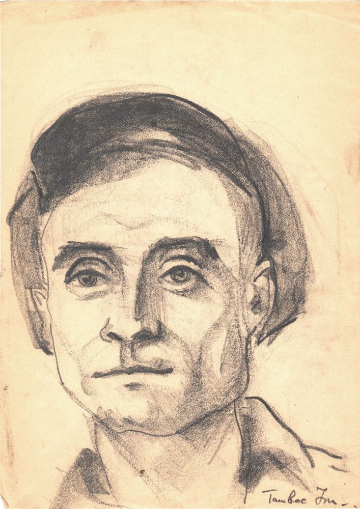 Rodica Anca Marinescu, Portretul lui Tambac Ion, 30x21 cm