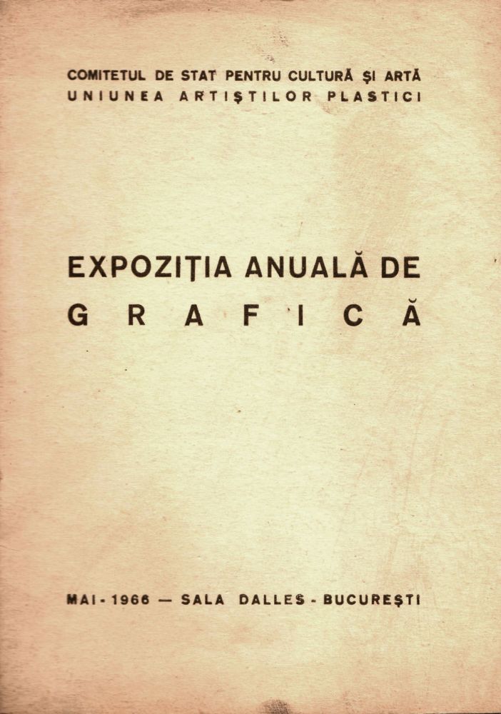 Expozitia de Grafica, 1966, Sala Dalles București