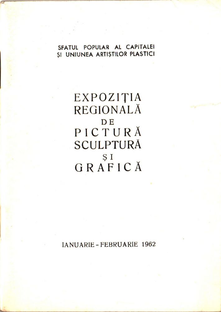 Expozitia regionala de pictura, sculptura, grafica, 1962
