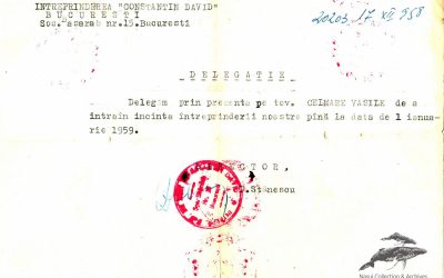 Acte & Contracte – Arhiva Vasile Celmare