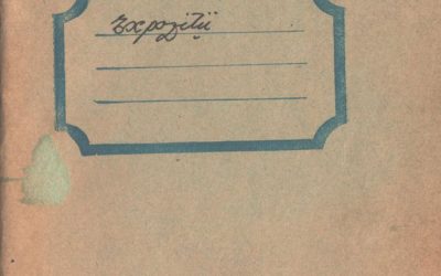 Caiet evidenţă Expoziţii Petre Abrudan