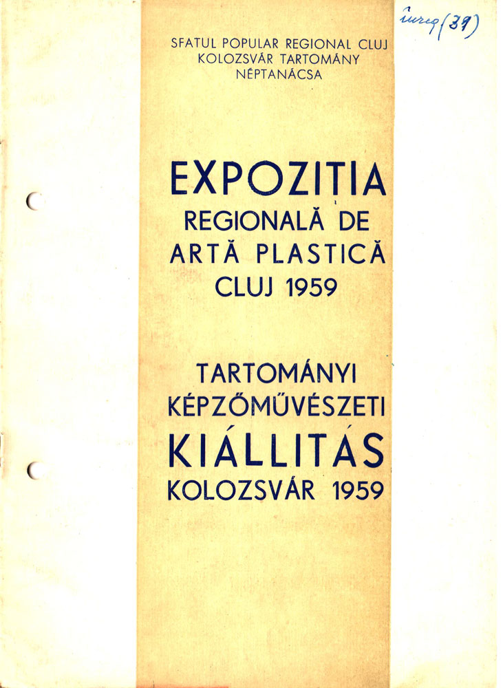Expozitia regionala de arta plastica Cluj 1959