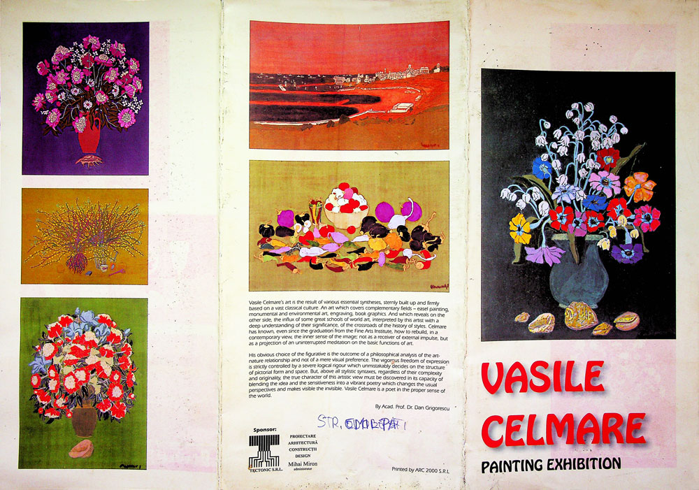 Vasile Celmare, painting exhibition 2000 (1)