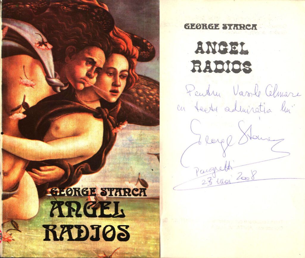 George Stanca, Angel radios, poeme, Ed Giulestino, 2008