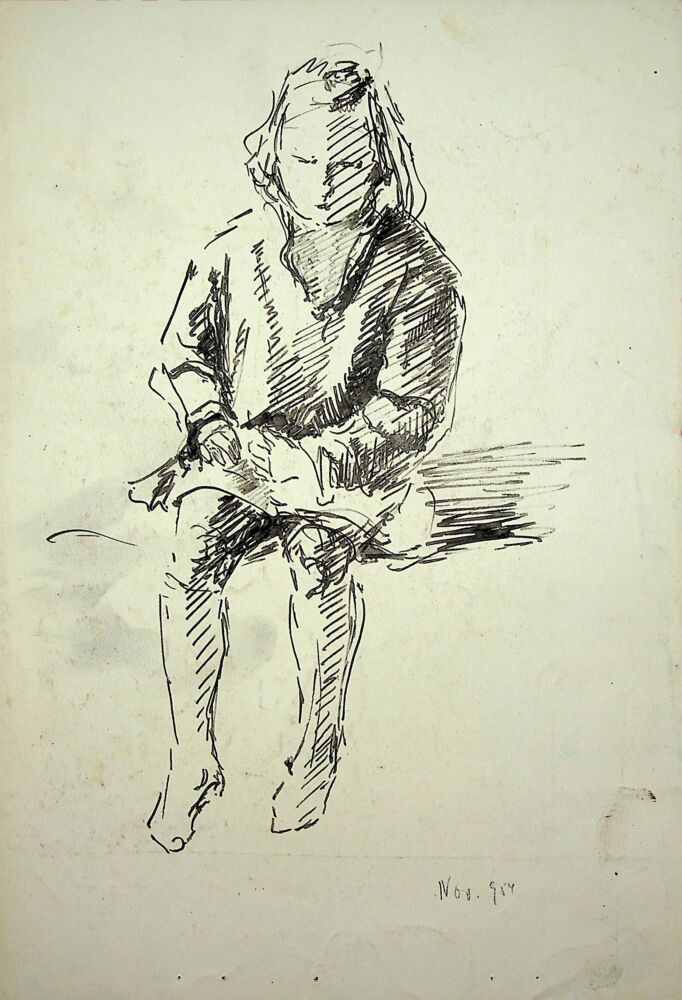 Puia Hortensia Masichievici Mișu, Nov 1954, 30x20,5 cm
