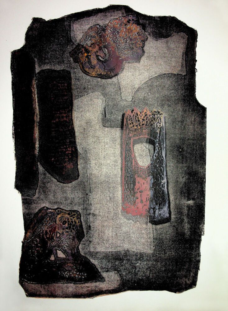 Puia Hortensia Masichievici Mișu, Evocare, 1970, 65x50 cm  (1)