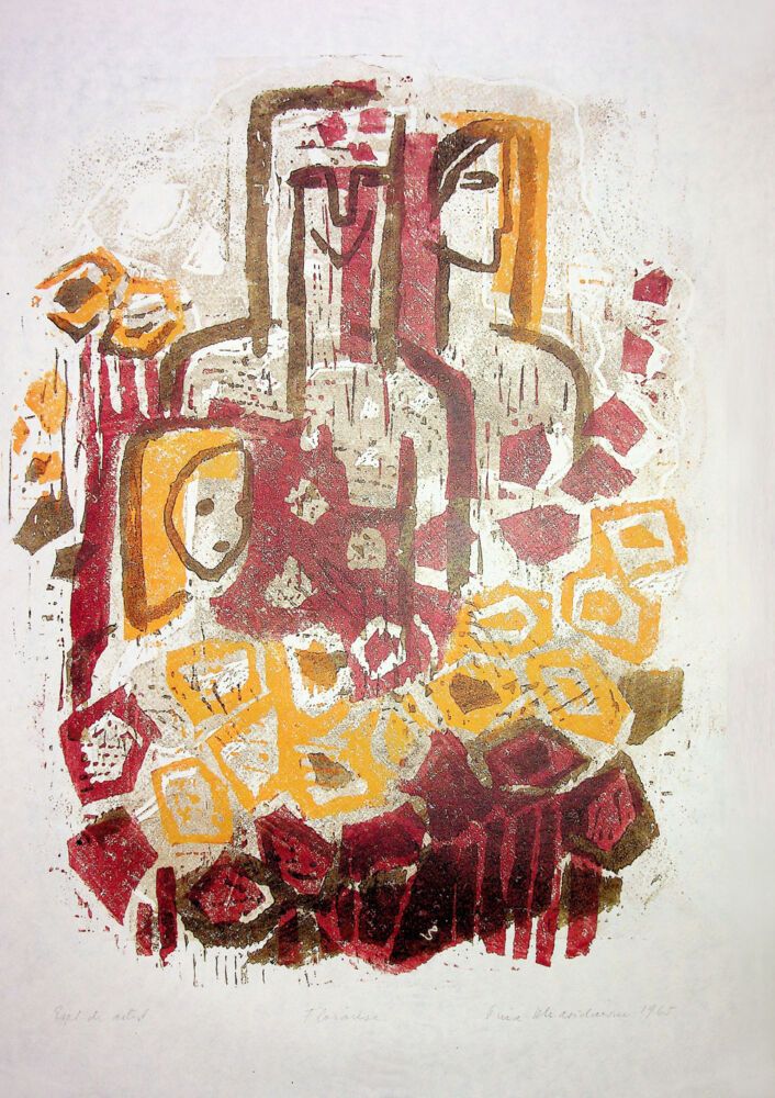 Puia Hortensia Masichievici Mișu, Florarese, 1965, 70x50 cm (3)