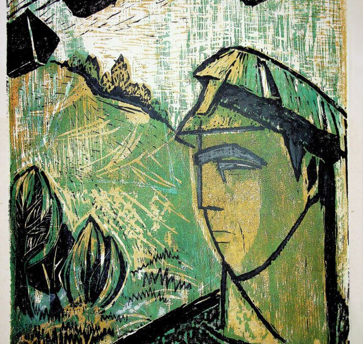 Puia Hortensia Masichievici Mișu, Miner din Ghelari, 1964, 70x50 cm (1)