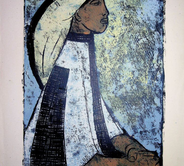 Puia Hortensia Masichievici Mişu, Padureanca, 1964, 50x35,5 cm