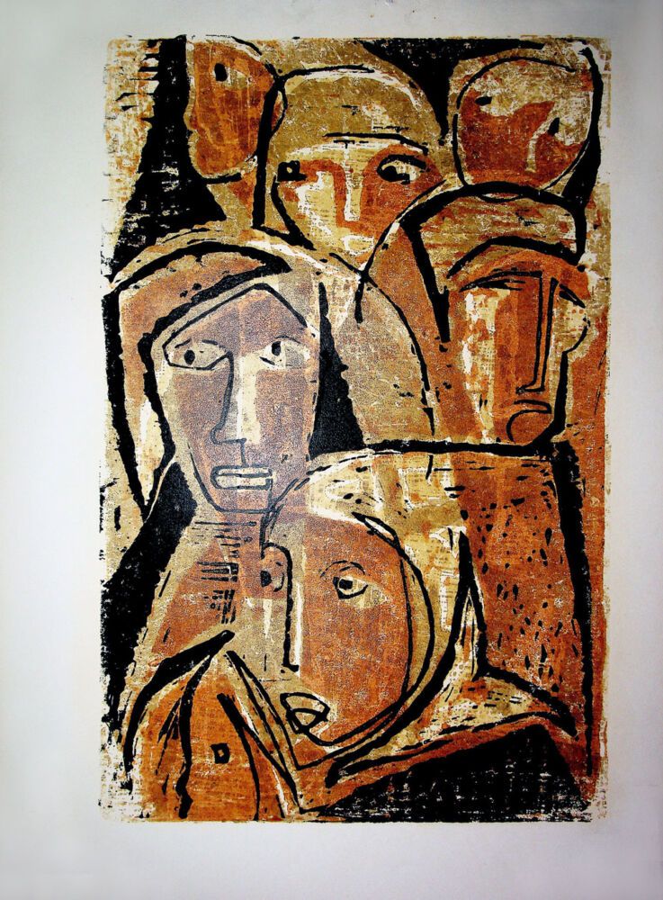 Puia Hortensia Masichievici Mișu, Privitori, 1966, 50x35 cm  (4)
