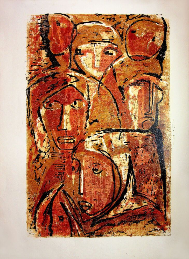 Puia Hortensia Masichievici Mișu, Privitori, 1966, 50x35 cm  (5)