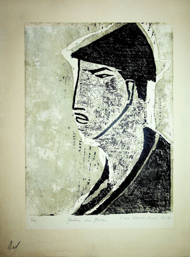 Puia Hortensia Masichievici Mișu, Taran din Ghelari, 1964, 50x35 cm