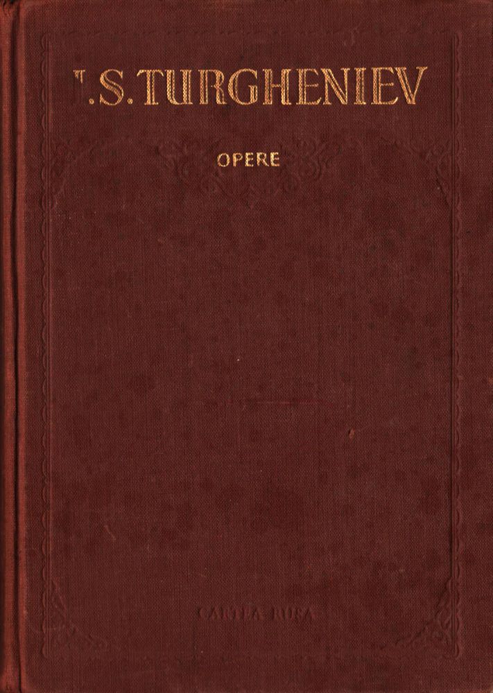 Ilustrații de Gh Ivancenco, I S Turgheniev, Opere, vol 2, Ed ARLUS „Cartea Rusă”, 1953