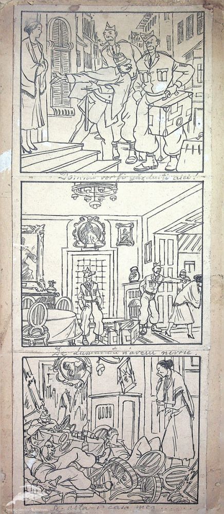 Gion Mihail, Domnii vor fi găzduiţi aici, 41x17,5 cm