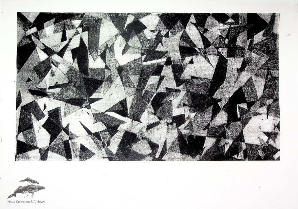 Vasile Celmare, Compoziție geometrică 1, 30x42 cm
