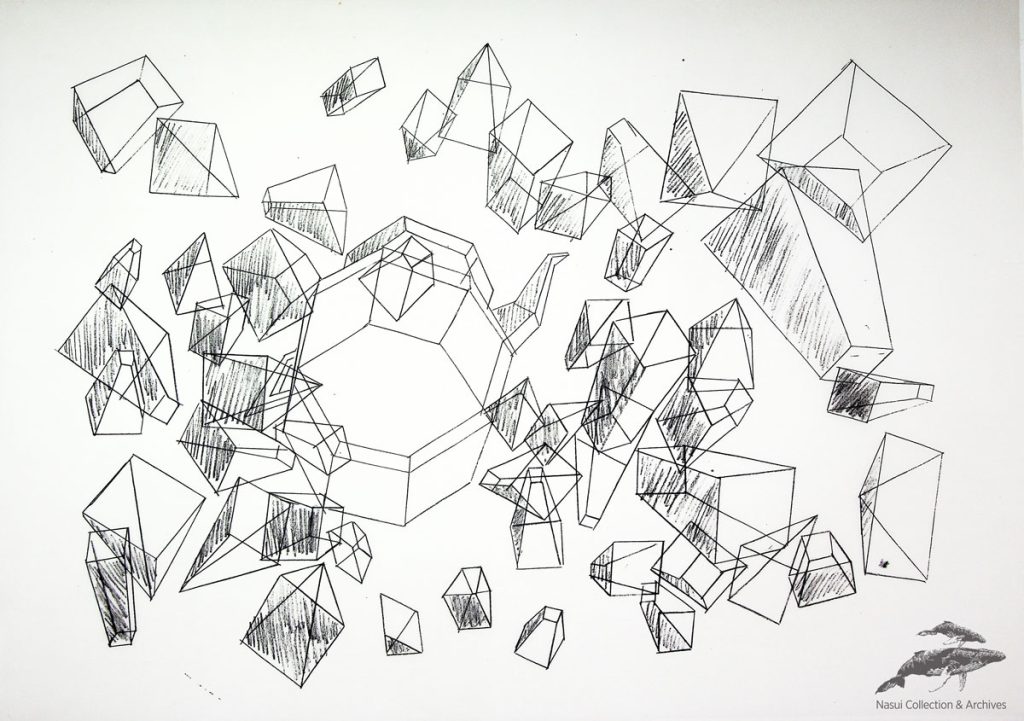 Vasile Celmare, Compoziție geometrică, 30x42 cm