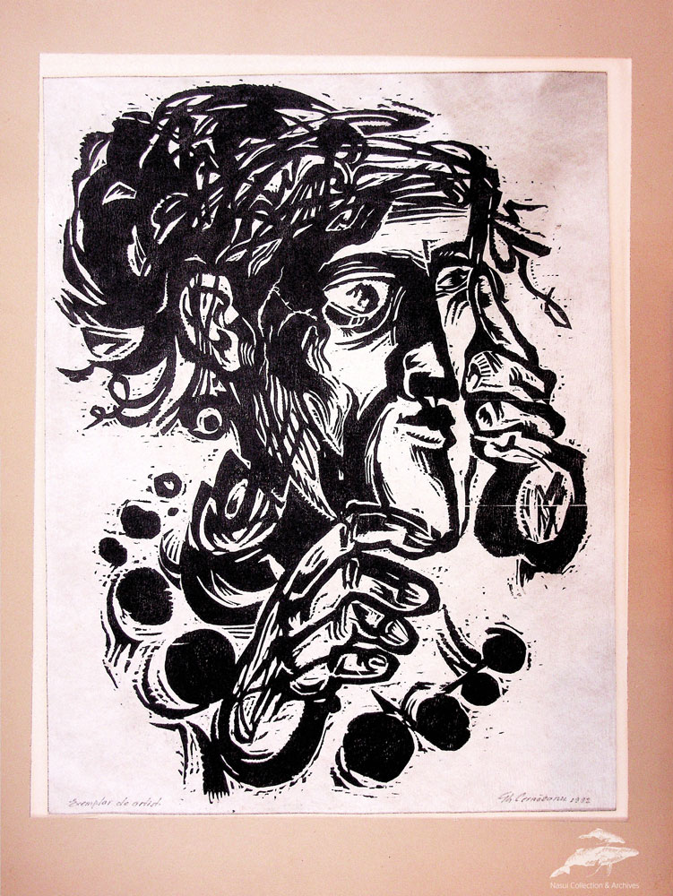 Gheorghe Cernăianu, 1992, exemplar de artist, 67x56 cm (2)