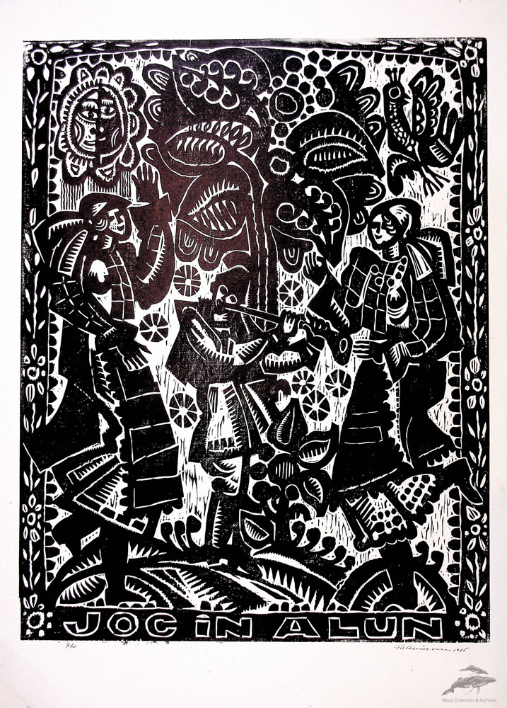 Gheorghe Cernăianu, Joc în alun, 1975, 2 din 10, 64x48 cm