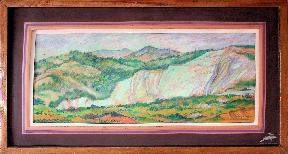 Gheorghe Cernăianu, Peisaj, 1997, 33x61 cm