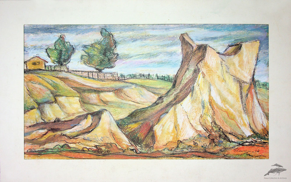 Gheorghe Cernăianu, Peisaj, 2002, 30x48 cm