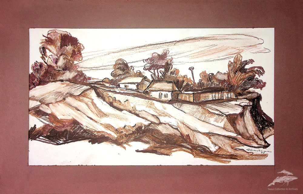 Gheorghe Cernăianu, Peisaj, 2003, 34x53 cm
