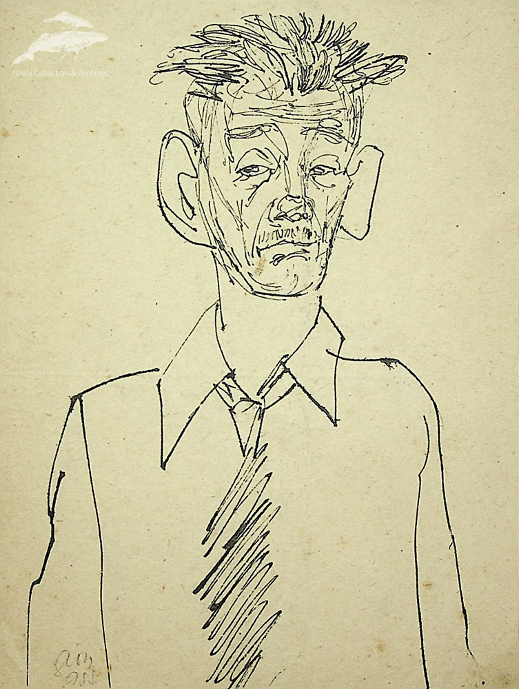Gion Mihail, 1955, 18,5x13,5 cm