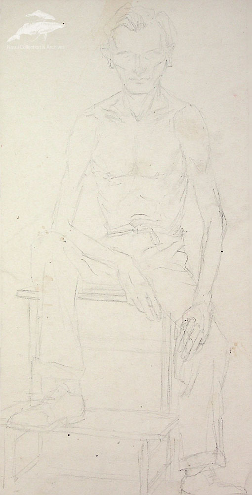 Gion Mihail, Bărbat, 24x12,5 cm