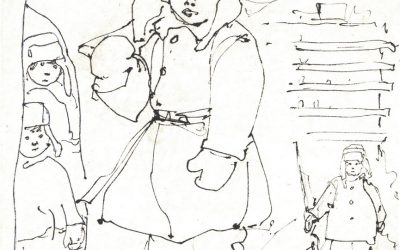 Ilustrații la Comandantul cetății de zăpadă de Arkadii Gaidar, 1973 – Arhiva Gion Mihail