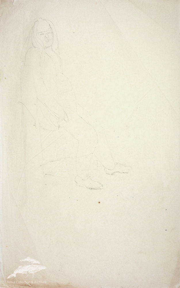 Gion Mihail, Crochiu Egipt 1, 39,5x26 cm