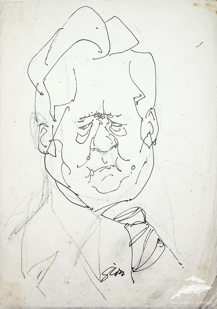 Gion Mihail, Eugen Barbu, 30x21 cm