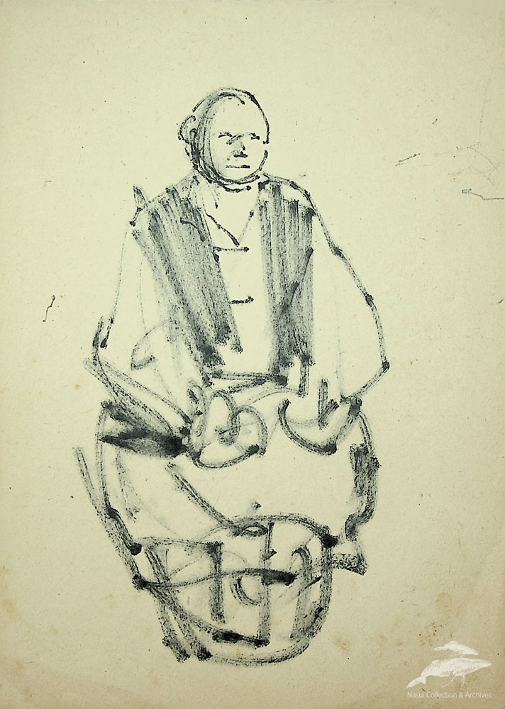 Gion Mihail, Fotograf verso, 23,5x17 cm