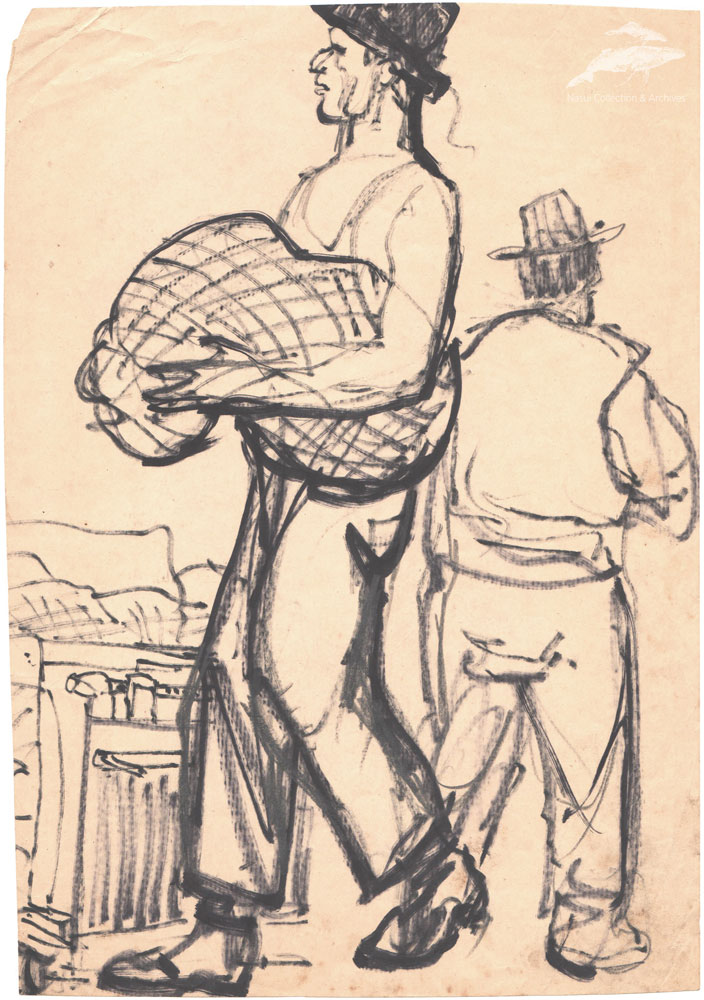Gion Mihail, Hamal, 26x18 cm