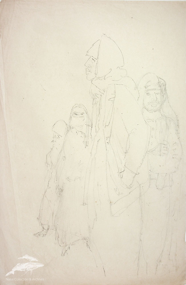 Gion Mihail, Ilustrație din Egipt 8, 40,5x27 cm