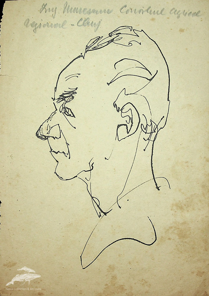Gion Mihail, Ing Muresanu, Consiliul agricol regional Cluj, 23,5x17 cm