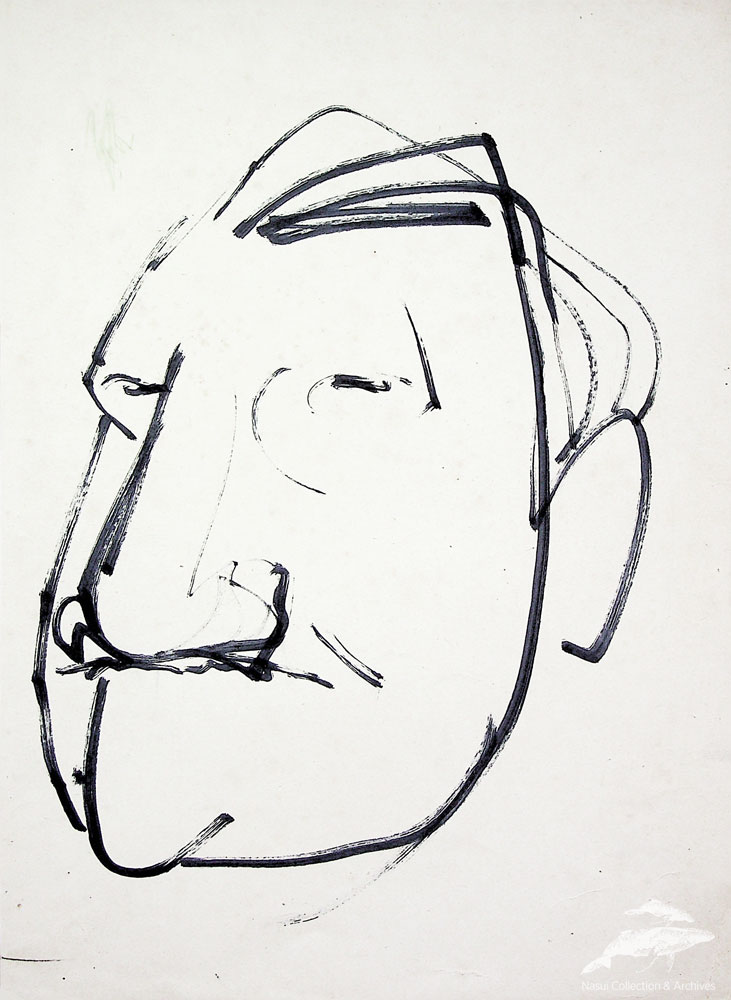Gion Mihail, Ion Barbu, 29,5x21 cm