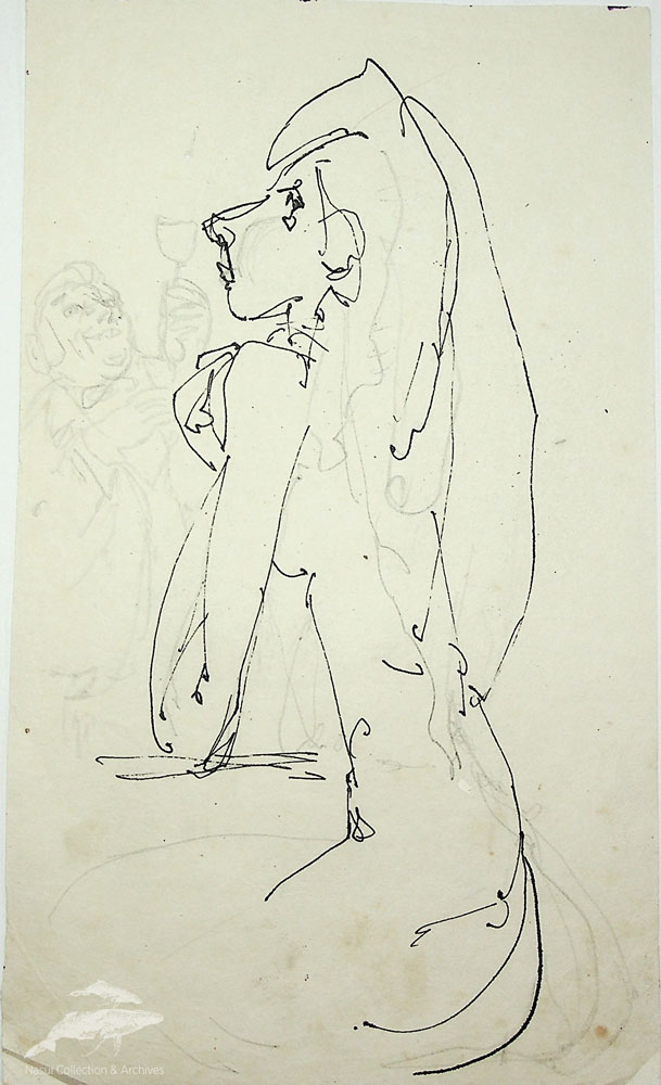 Gion Mihail, La bar, 26,5x15,5 cm