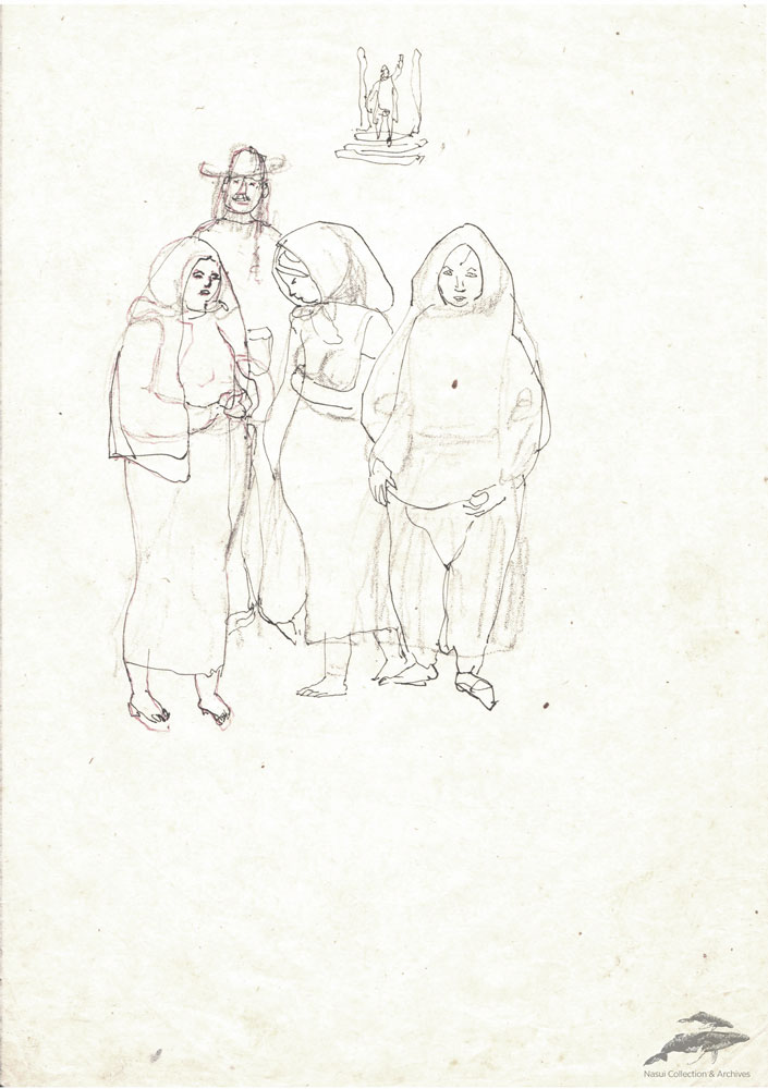 Gion Mihail, La sat, 30x21 cm