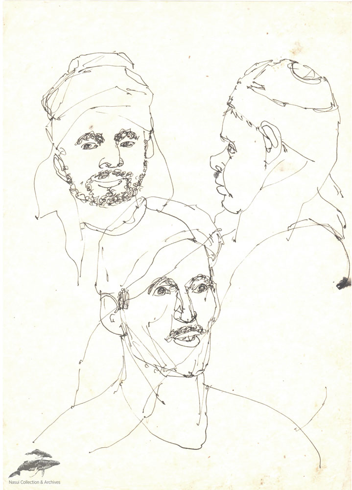 Gion Mihail, Orientali, 29,5x21 cm