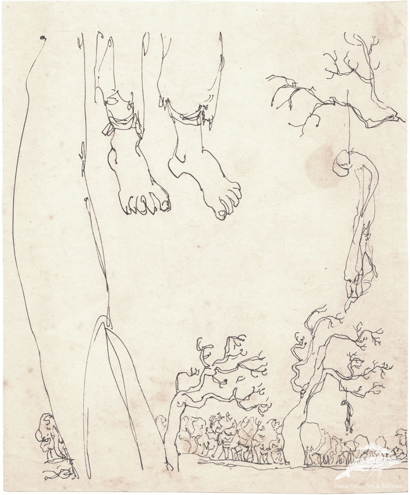 Gion Mihail, Pădurea spânzuraților, 19,5x16 cm