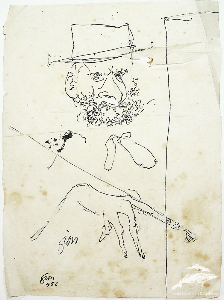 Gion Mihail, Pallady, 1956, 23x15 cm