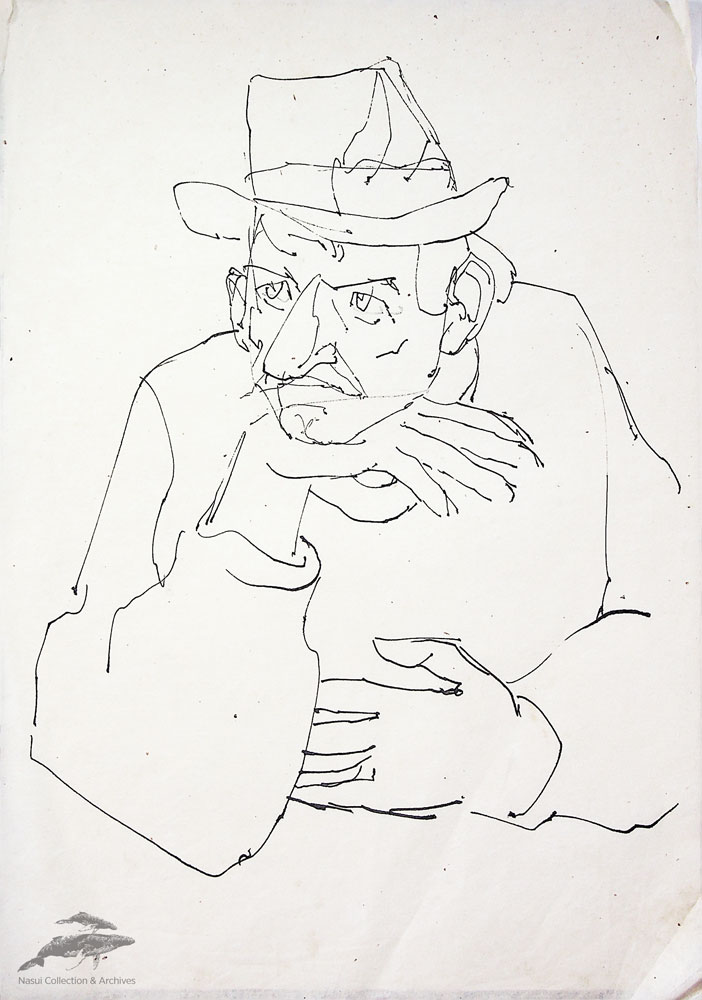 Gion Mihail, Pe gânduri, 30x21 cm