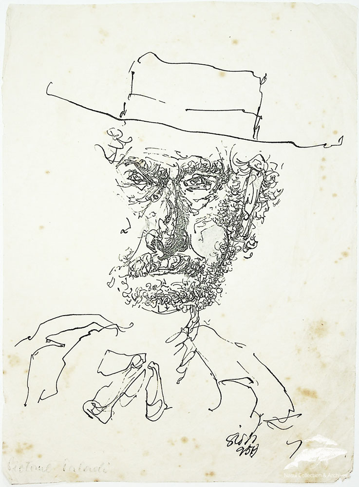 Gion Mihail, Pictorul Pallady, 1956, 23x17 cm
