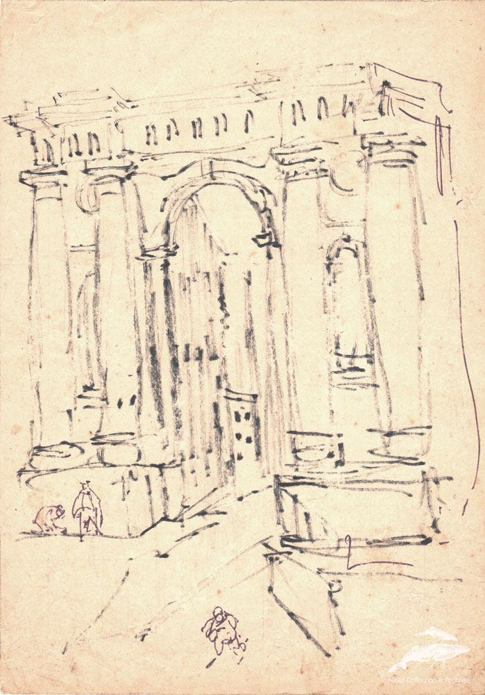 Gion Mihail, Poarta olandeză din Leningrad, 26x18 cm