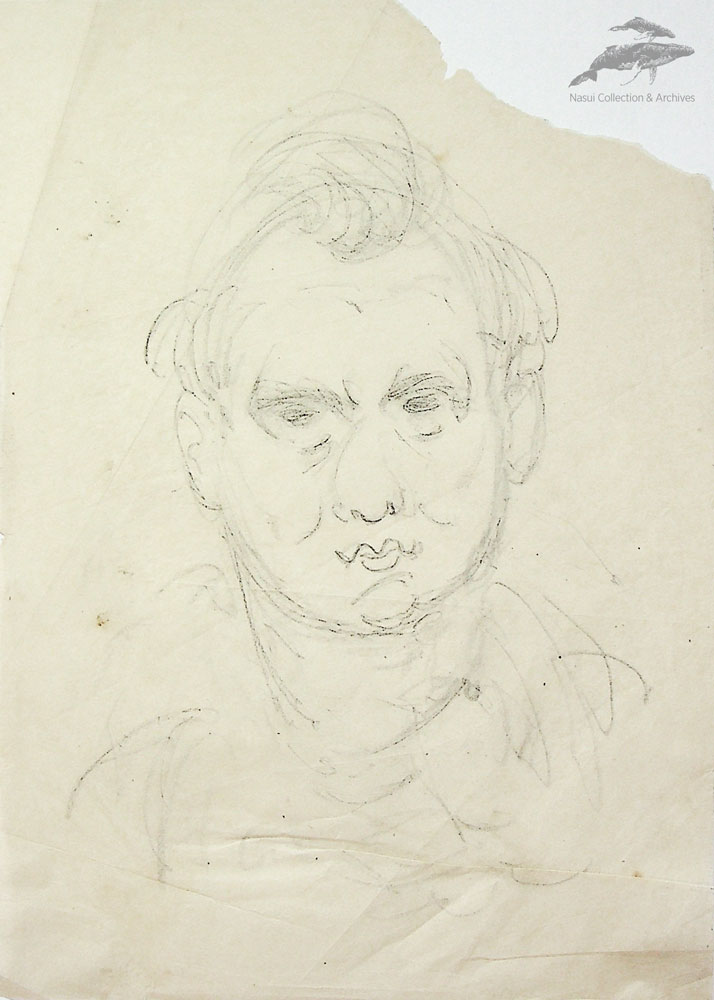Gion Mihail, Portret, 23x16,5 cm