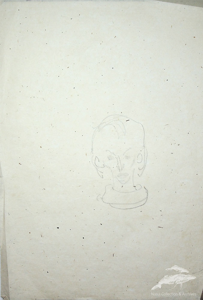 Gion Mihail, Portret copil, 29,5x21 cm